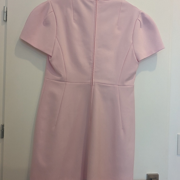 SCANLAN THEODORE ITALIAN MILANO BUTTON DRESS PINK size 10 US - Picture 6 of 8